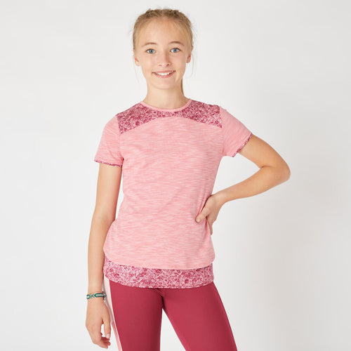 





Girls' 2-in-1 T-Shirt - Pink Print