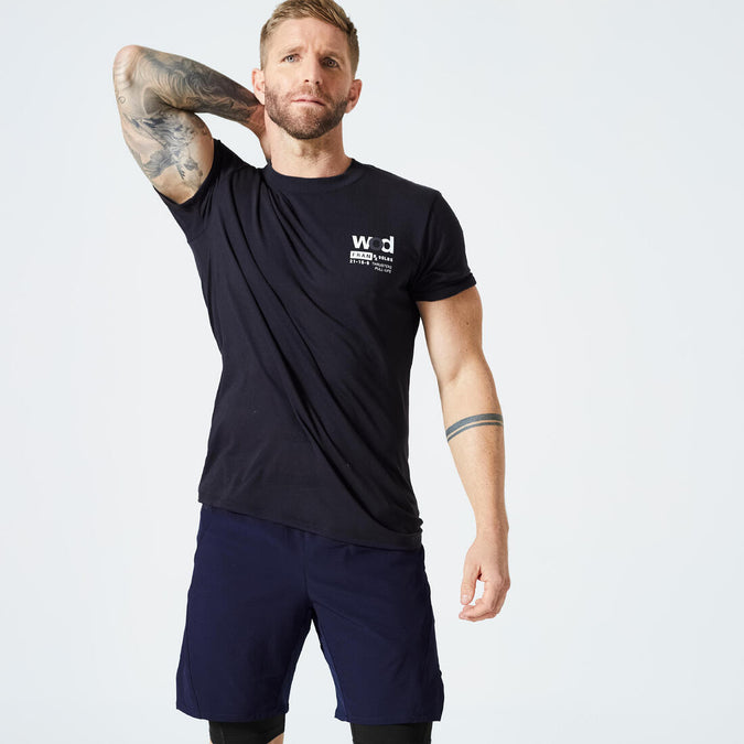 





Men's Crew Neck Slim-Fit Soft Breathable Cross Training T-Shirt, photo 1 of 4