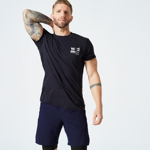 





Men's Crew Neck Slim-Fit Soft Breathable Cross Training T-Shirt