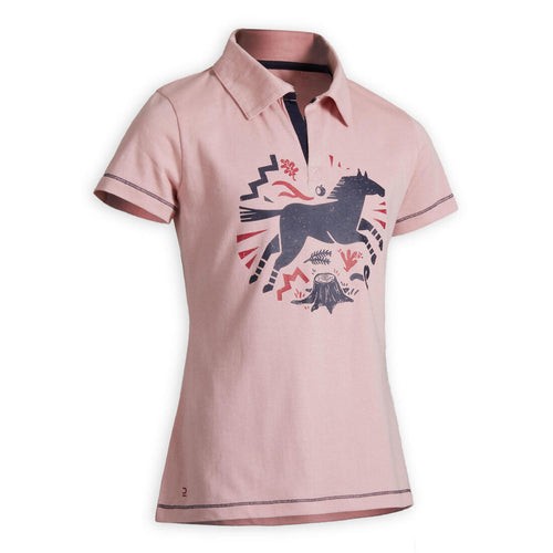





Horse Riding Short-Sleeved Polo Shirt 100