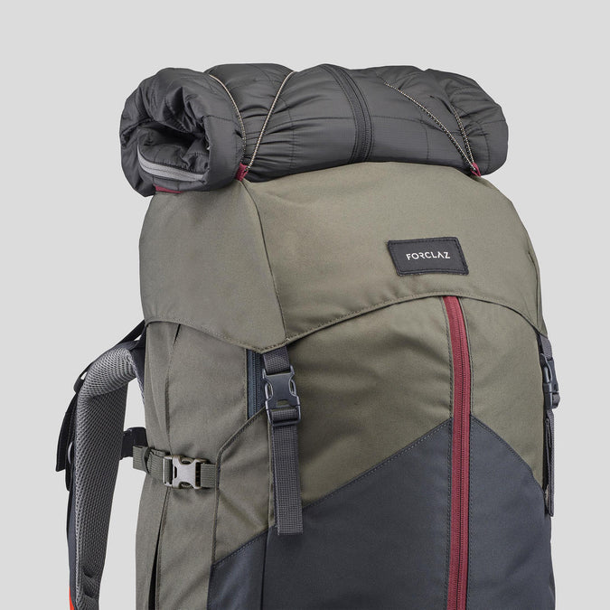 MT 100 Easyfit hiking backpack 60 L - Women - Blue-grey, Dark blue -  Forclaz - Decathlon