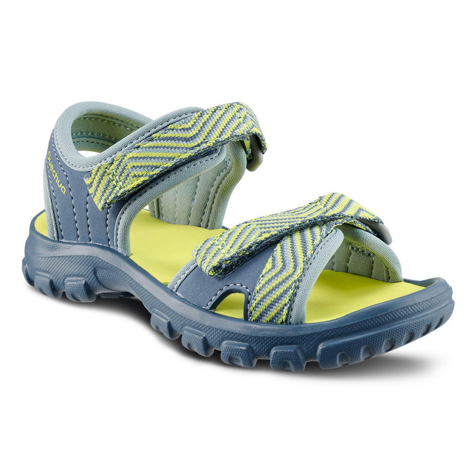 





Kids' hiking sandals - Kids' MH100 blue and yellow - size 24 to 31, photo 1 of 7
