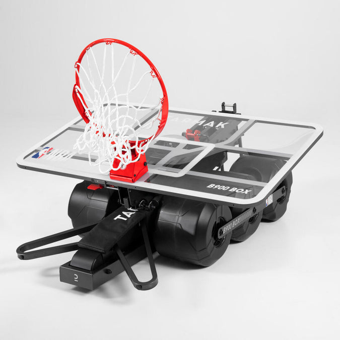 Adjustable 2.10m to 3.05m Folding Basketball Hoop on Wheels B900