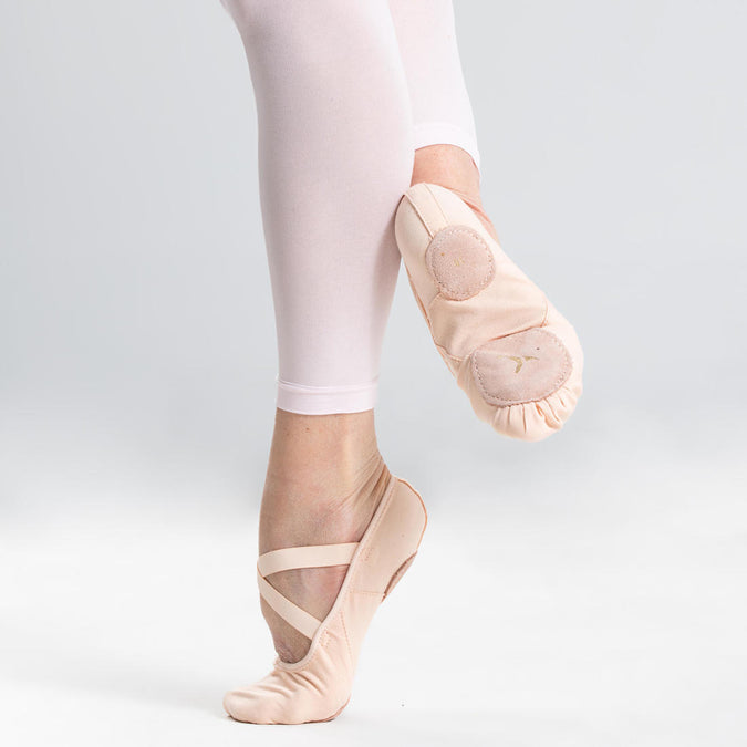 





Split-Sole Stretch Canvas Demi-Pointe Ballet Shoes, photo 1 of 6