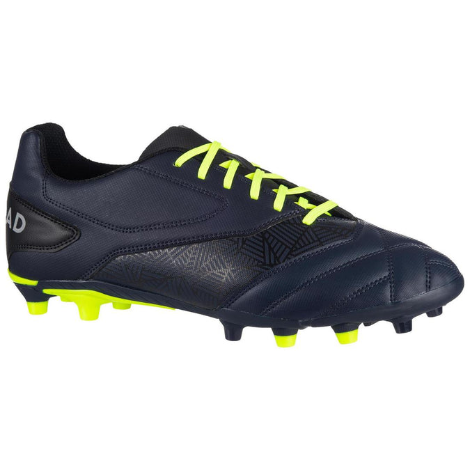





Firm Ground Moulded Rugby Boots Density R100 FG - Blue/Yellow, photo 1 of 7
