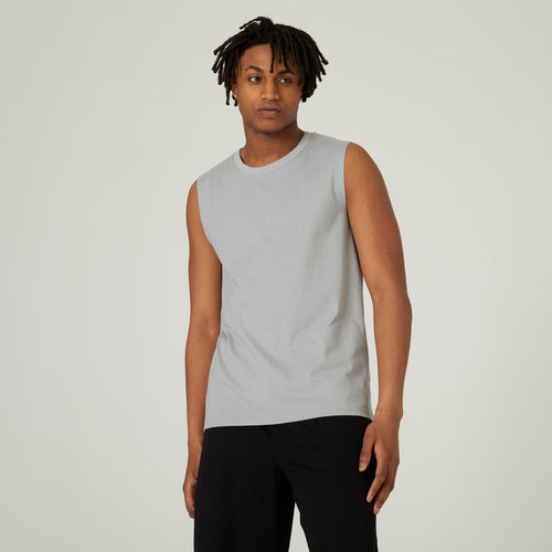 





Men's Stretchy Fitness Tank Top 500