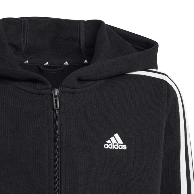 Adidas essentials three stripe hoodie best sale