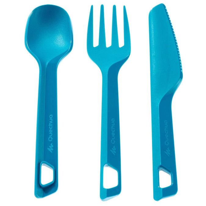 





Outdoor Cutlery Set (Knife, Fork, Spoon) - Blue, photo 1 of 9