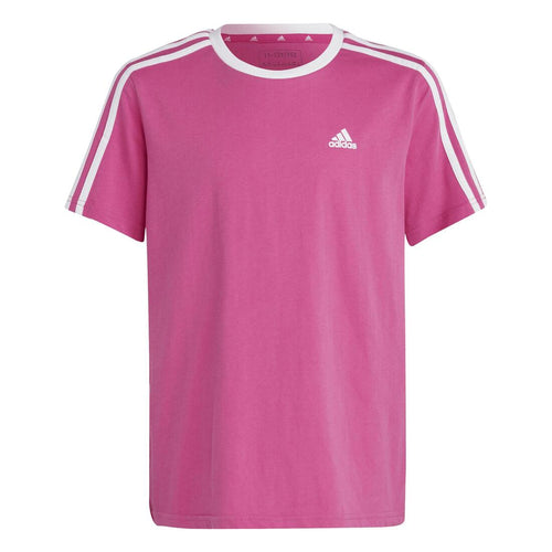 





Adidas Girls Essentials 3-Stripes Cotton Loose Fit Boyfriend T-Shirt