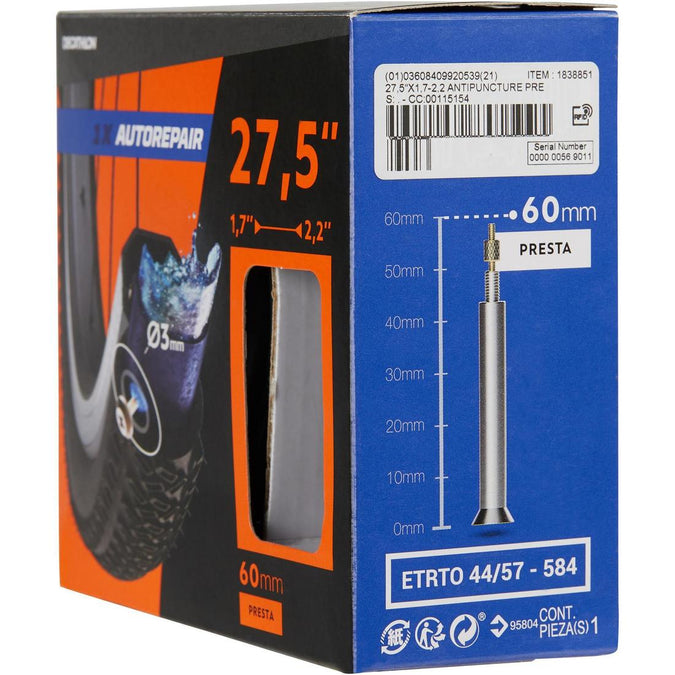 Decathlon 27.5 best sale inner tube