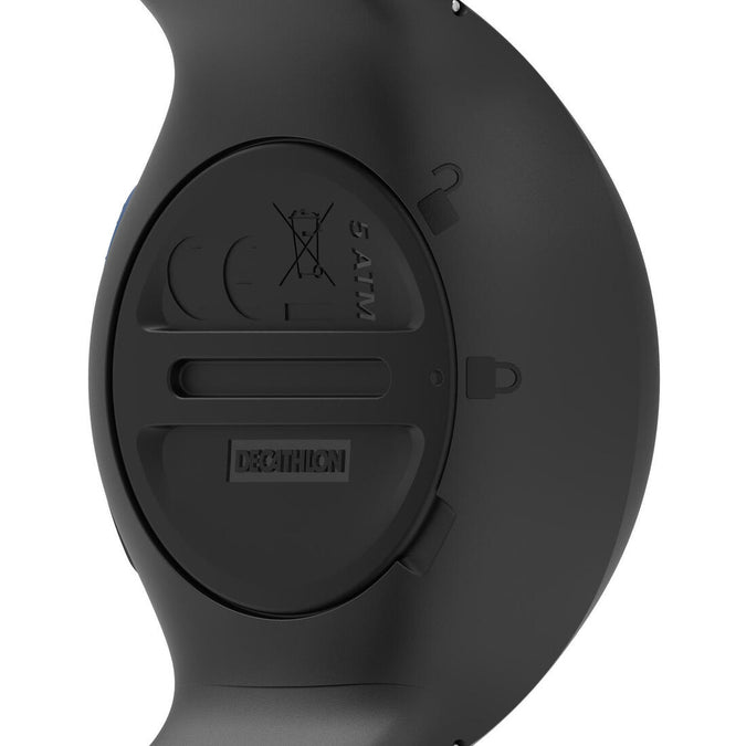 Buy W500 M Men's Running Stopwatch Reverse Screen Black Online | Decathlon