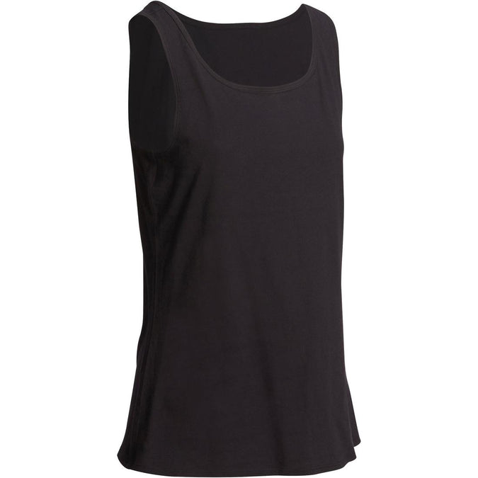 





Women's Straight-Cut Crew Neck Cotton Fitness Tank Top 100 - Icy, photo 1 of 10