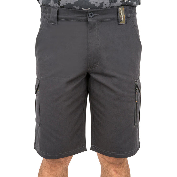 Men's golf shorts WW500 grey