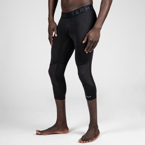 Men's Running Breathable Long Tights Dry - black