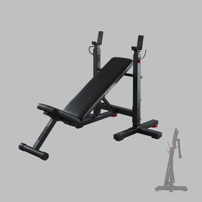 





Tiltable and foldable weight bench with adjustable pegs, photo 1 of 20