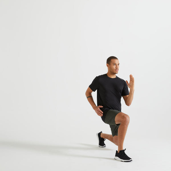Men's Breathable Crew Neck Essential Fitness T-Shirt | Decathlon KSA