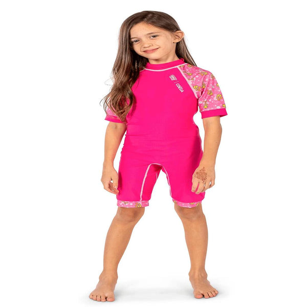 COEGA Girls Kids 1pc Swim Suit-Pink Tweety Bubbles | Decathlon KSA