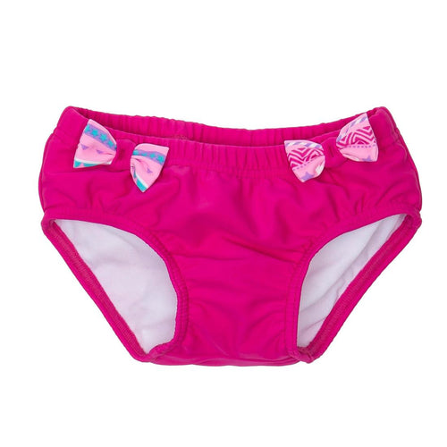 





Baby Washable Swim Nappy Briefs - Pink