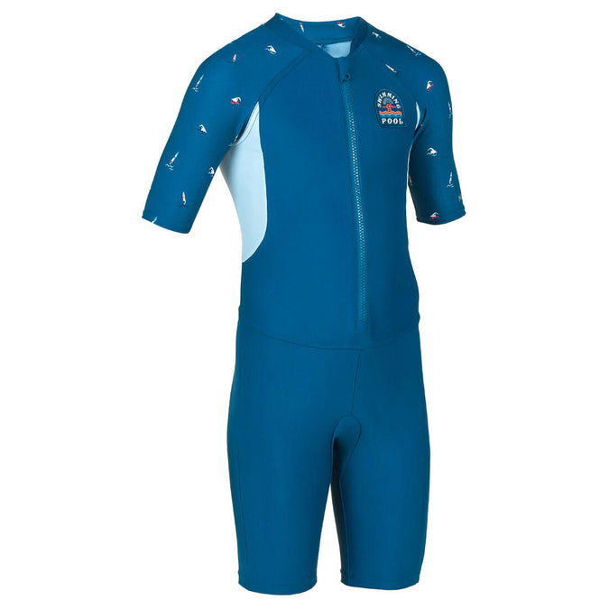 





Boy's Wetsuit - Shorty 100 Short Sleeve - Navy Blue / Blue, photo 1 of 5