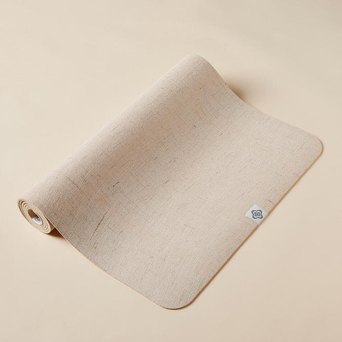 





183 cm x 61 cm x 4 mm Jute and Natural Rubber Yoga Mat, photo 1 of 5