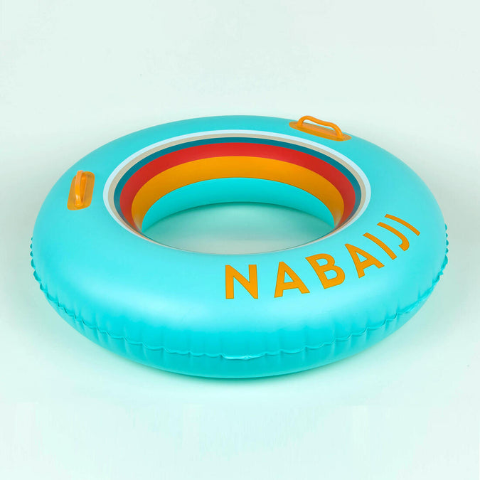 





Large 92 cm inflatable printed pool ring with comfort grips, photo 1 of 7