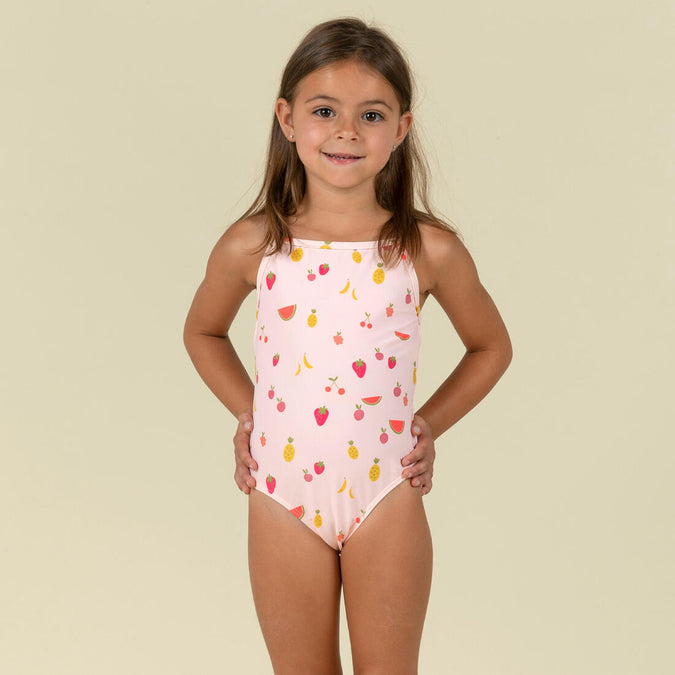 





Baby Girls' One-Piece Swimsuit pink with Fruit print, photo 1 of 7