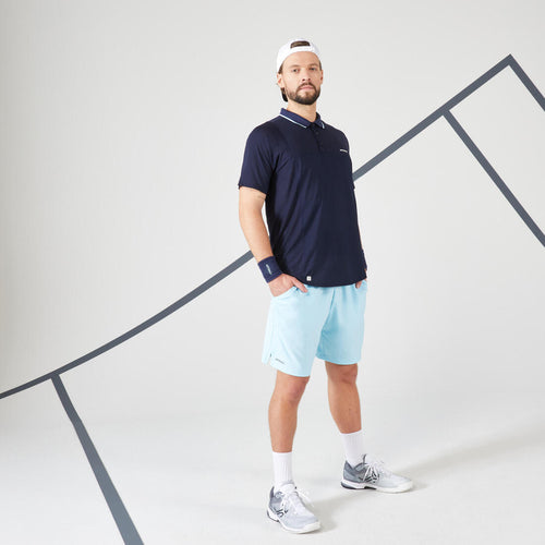 





Men's Tennis Short-Sleeved Polo Shirt Dry
