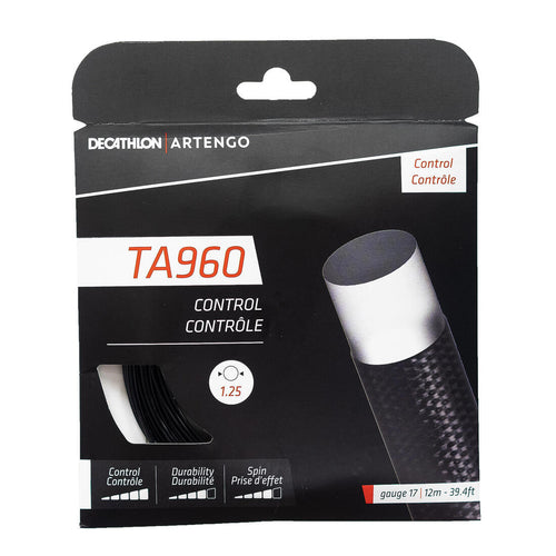 





Monofilament Tennis Strings TA 960 Control 1.25 mm - Black