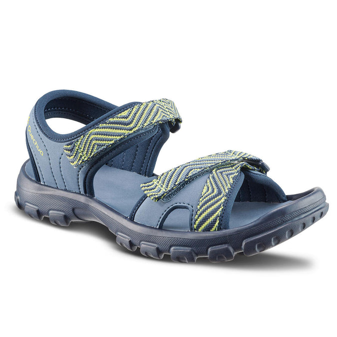 





Kids’ Hiking Sandals MH100 TW - Blue and Yellow - Junior UK size 13 to 4, photo 1 of 7