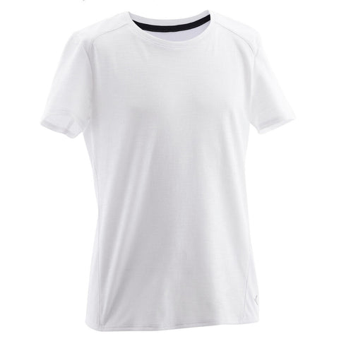 





Kids' Breathable Cotton T-Shirt - White