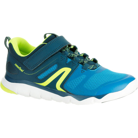 





Kids' lightweight and breathable rip-tab trainers, teal
