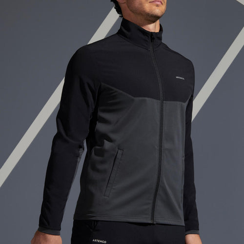 





Men's Tennis Jacket Essential - Black/Grey
