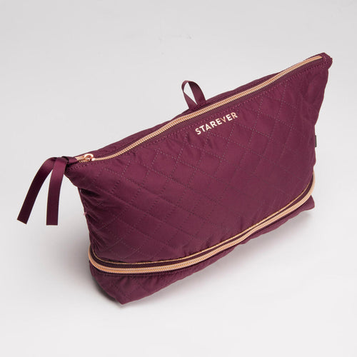 





Multi-Compartment Dance Shoes and Accessories Pouch - Burgundy