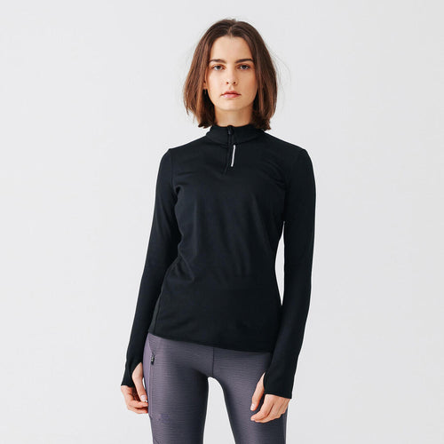





Zip Warm women's long-sleeved running T-shirt