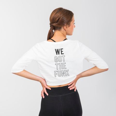 





Girls' Modern Dance Cropped Printed T-Shirt