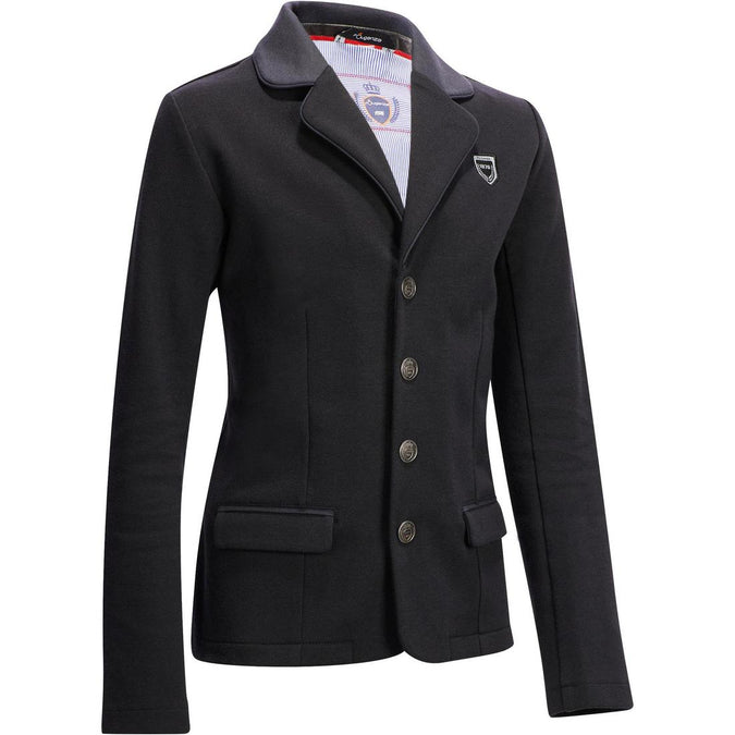 





100 Compete Kids' Horse Riding Show Jacket - Black, photo 1 of 15