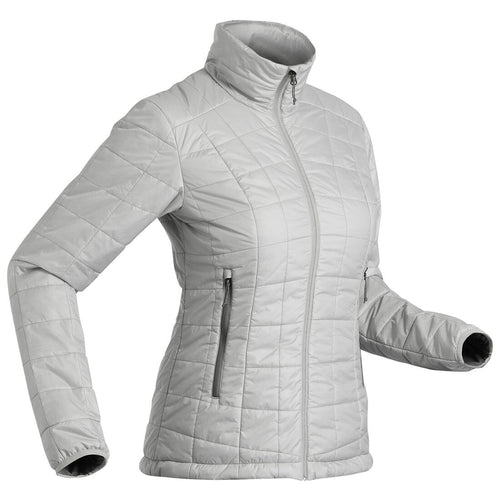 





Women's Synthetic Mountain Trekking Padded Jacket - MT 100 -5°C - Grey