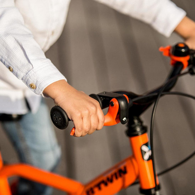 Kids' 16-inch, chain guard, easy-braking bike, orange | Decathlon KSA